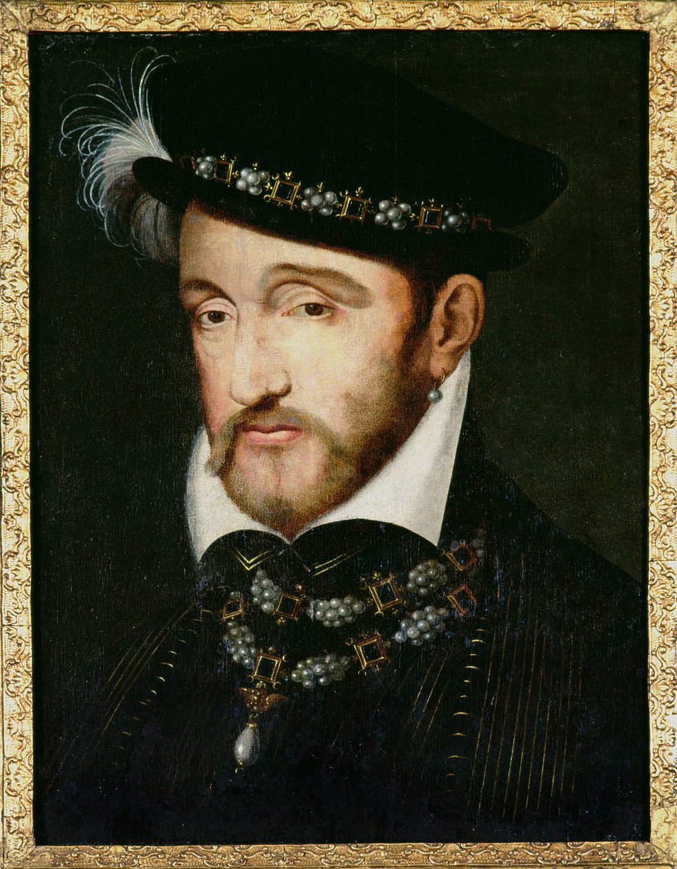 Portret van Henri II (1519-59) door Francesco Primaticcio