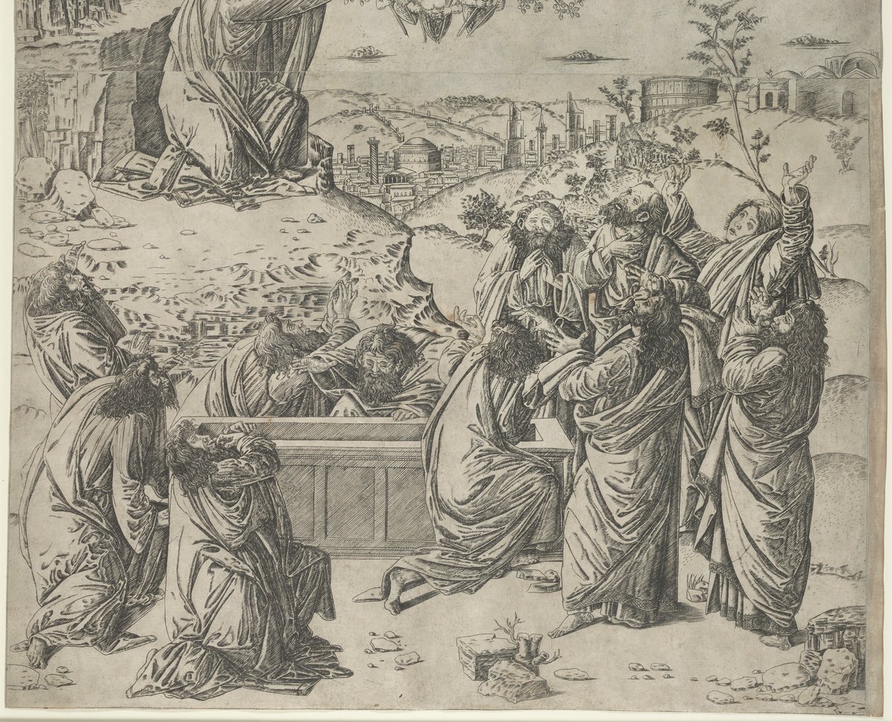 De tenhemelopneming van de Maagd, c. 1495 door Francesco Rosselli