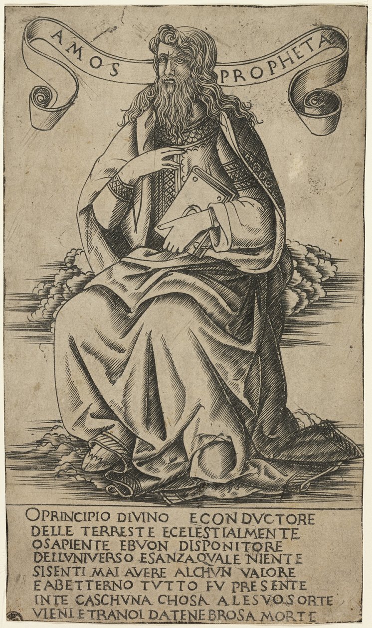 De profeet Amos door Francesco Rosselli