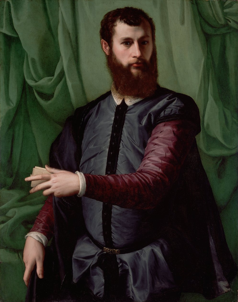 Portret van een man door Francesco Salviati