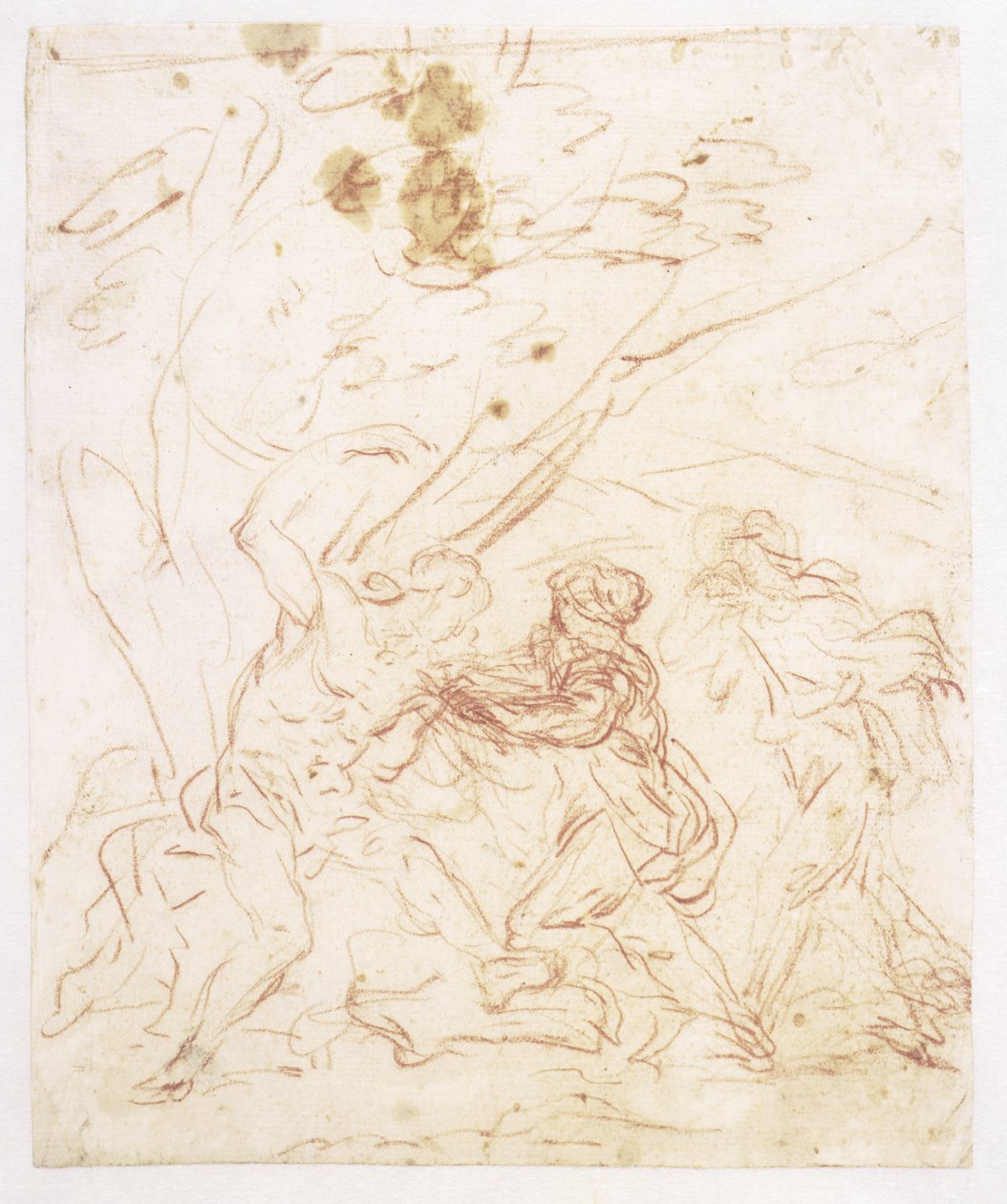 St. Sebastian verzorgd door St. Irene door Francesco Solimena
