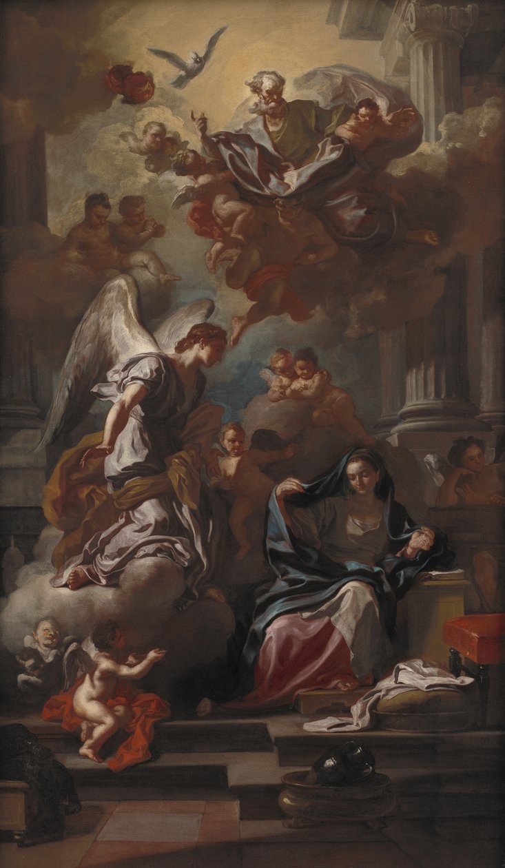 De Aankondiging door Francesco Solimena