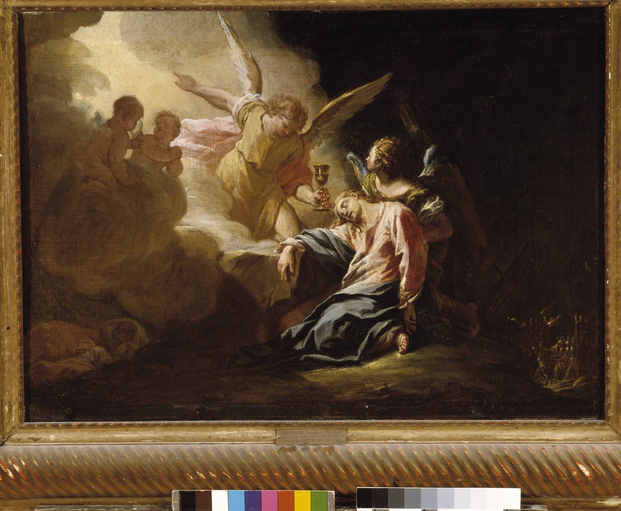 Christus in de tuin van olijfbomen door Francesco Trevisani