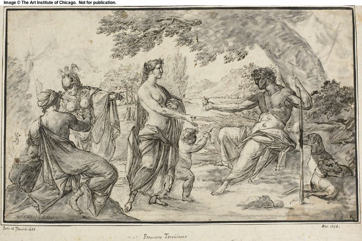 Oordeel van Parijs door Francesco Trevisani