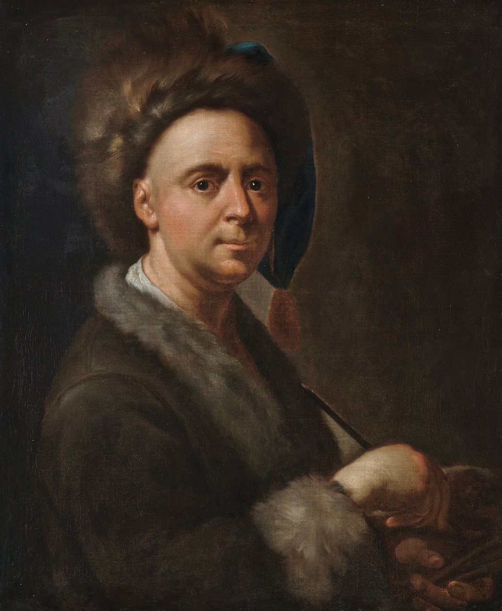 Portret van de kunstenaar door Francesco Trevisani