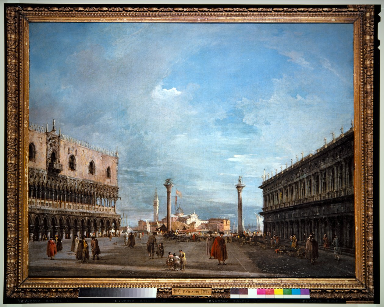 Piazzetta S. Marco door Francesco and/or Gian Antonio (1699 1761) Guardi