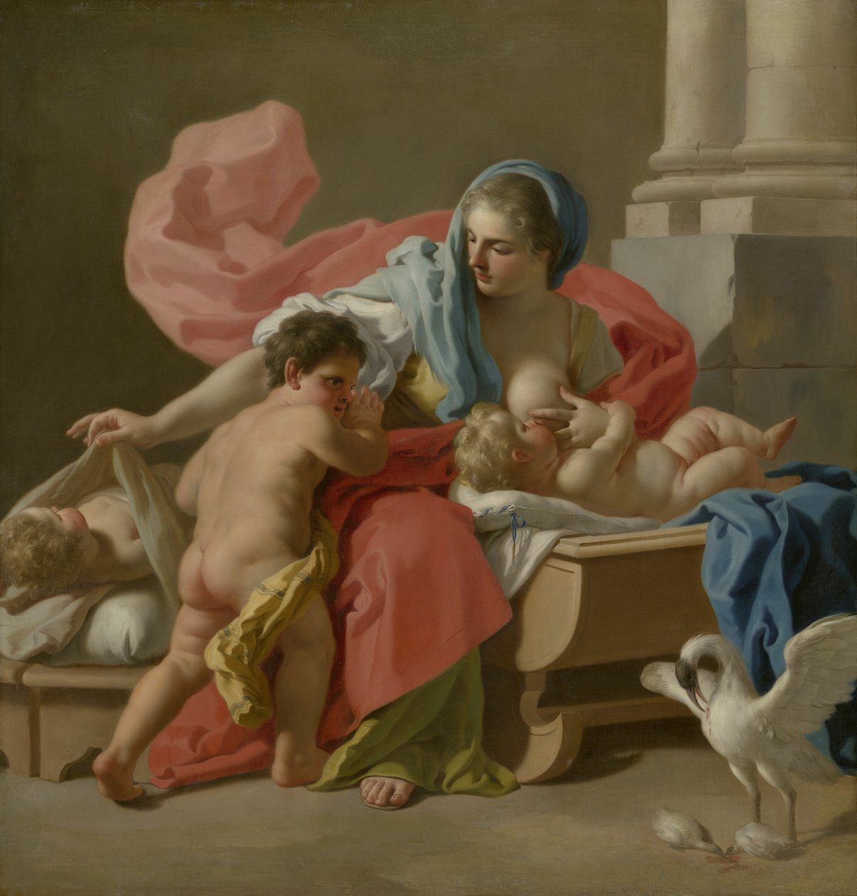 Liefdadigheid door Francesco de Mura