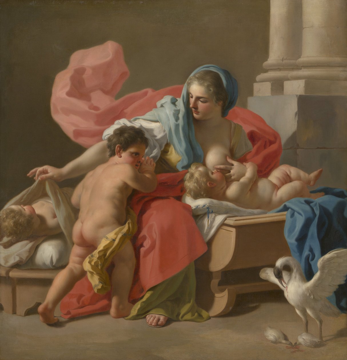Liefdadigheid door Francesco de Mura