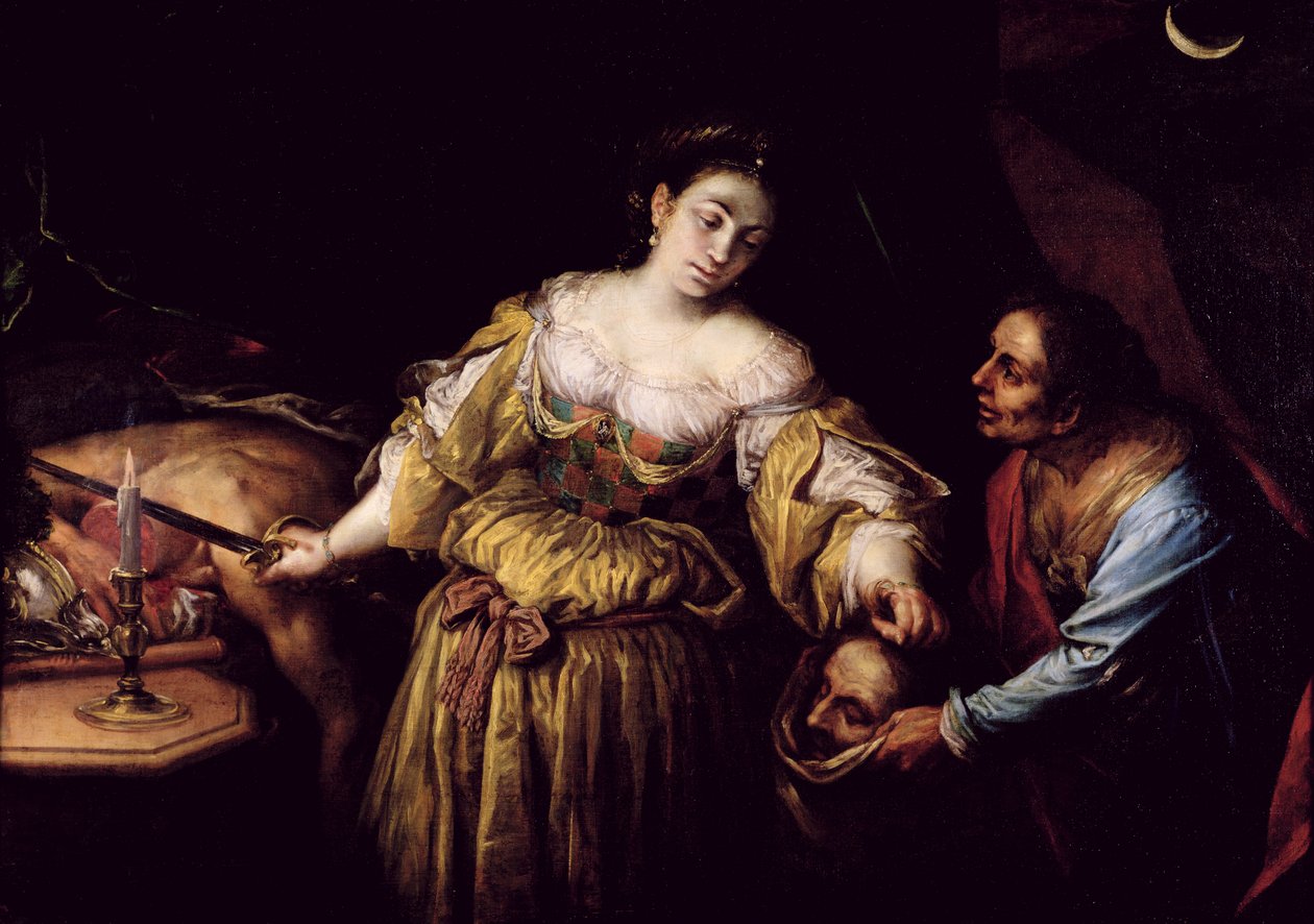 Judith onthoofdt Holofernes, c.1648-54 door Francesco del Cairo