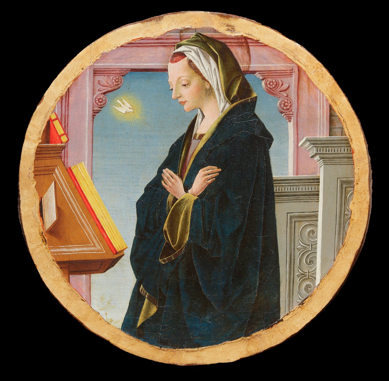 Polittico Griffoni: Maagd Annunciate door Francesco del Cossa