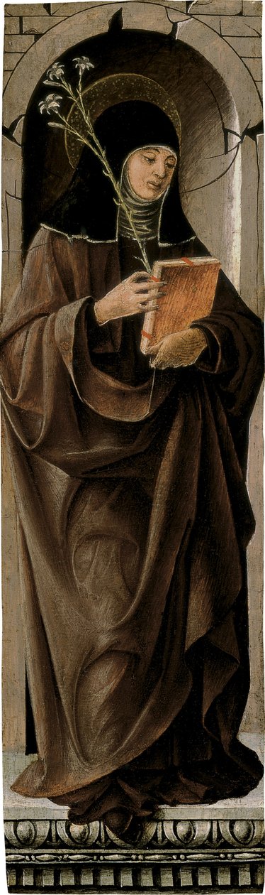 Heilige Clara door Francesco del Cossa