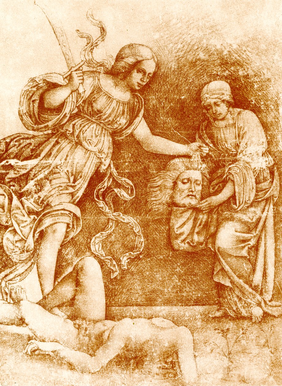 Judith en Holofernes door Francesco school of Francia