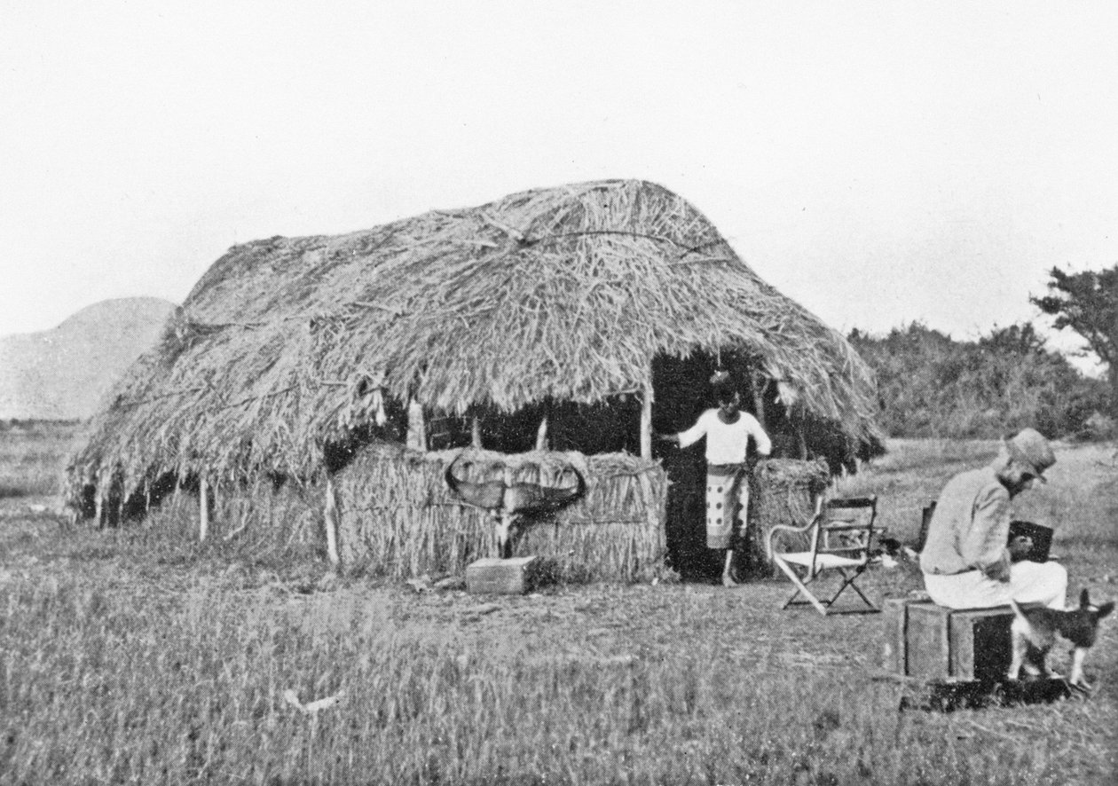 Mijn huis in kamp op de Guaso Nyiro, uit 