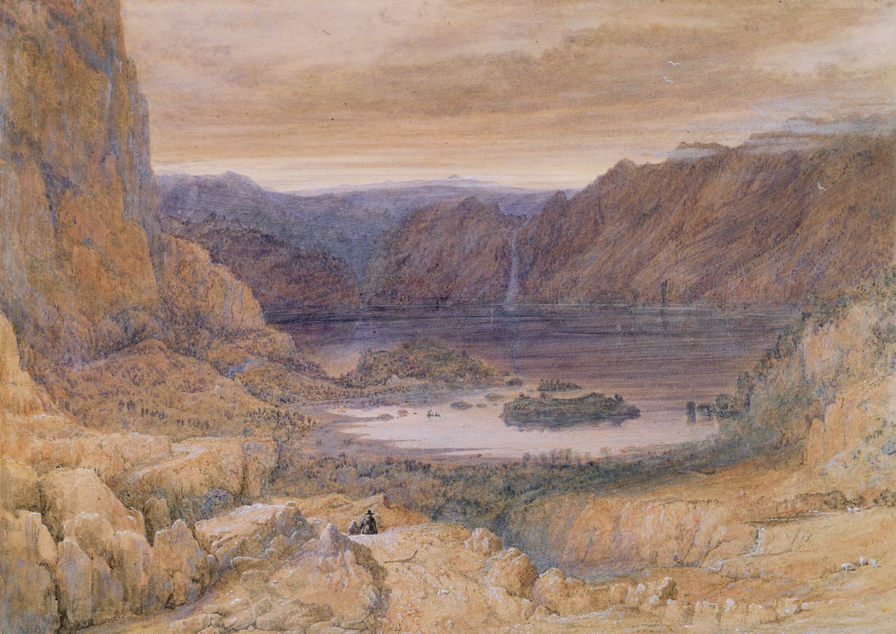 Een bergmeer, Noorwegen, c.1827 door Francis Danby