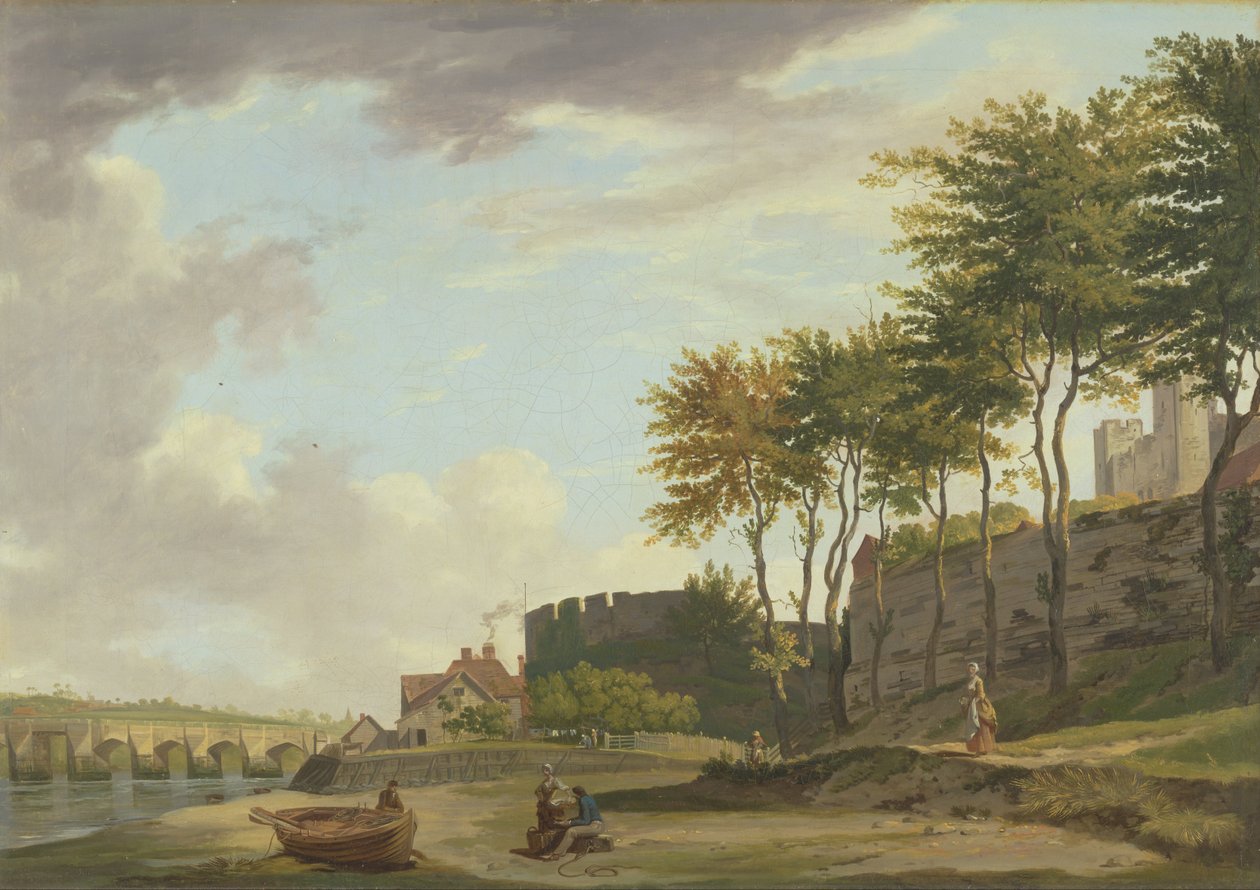 De Medway bij Rochester door Francis Wheatley