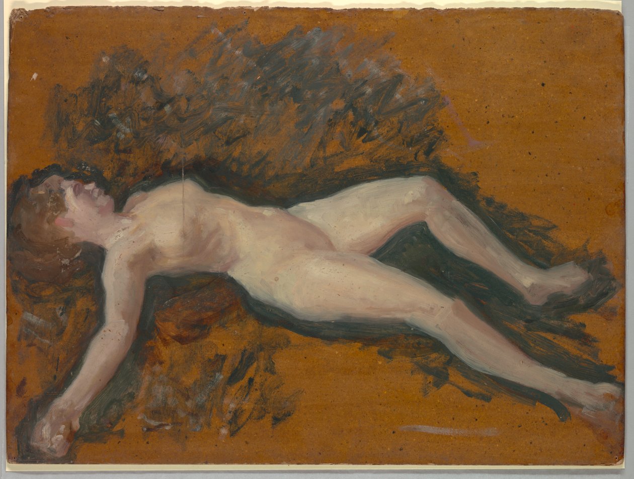 Vrouwelijk naakt door Francis Augustus Lathrop
