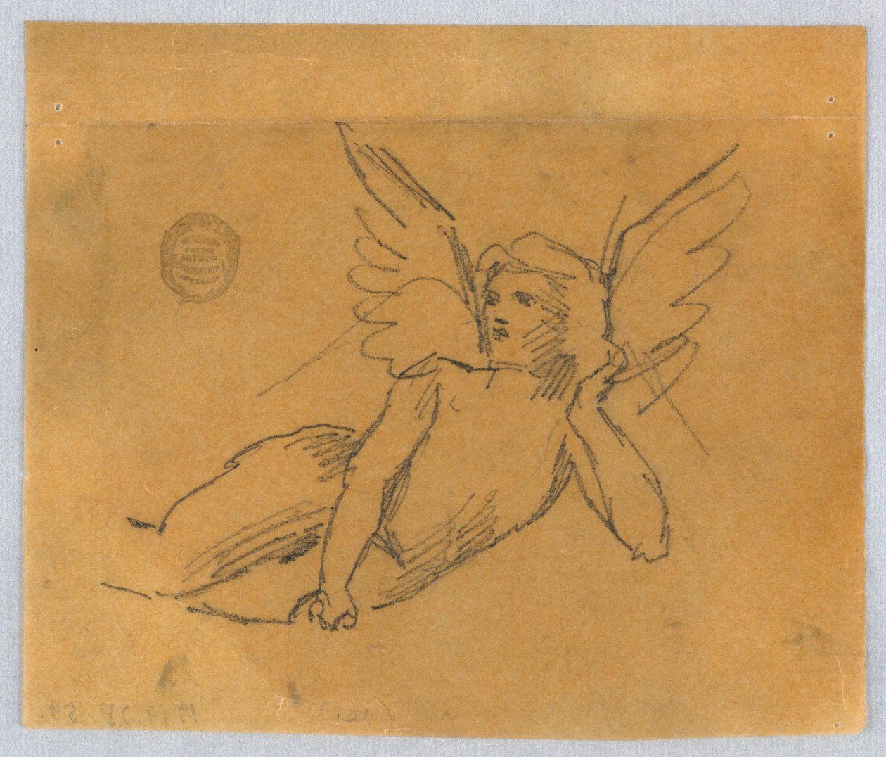 Schets voor Putto door Francis Augustus Lathrop