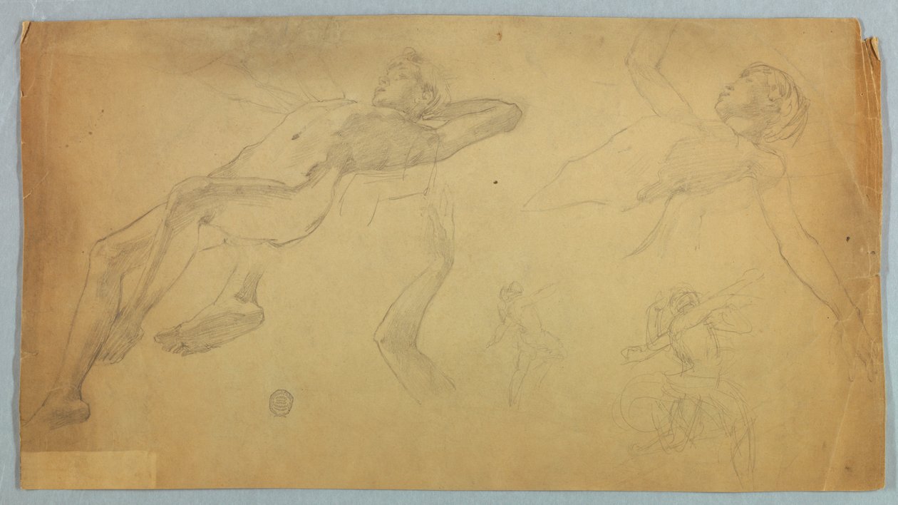 Schetsen van Naakte Figuren door Francis Augustus Lathrop