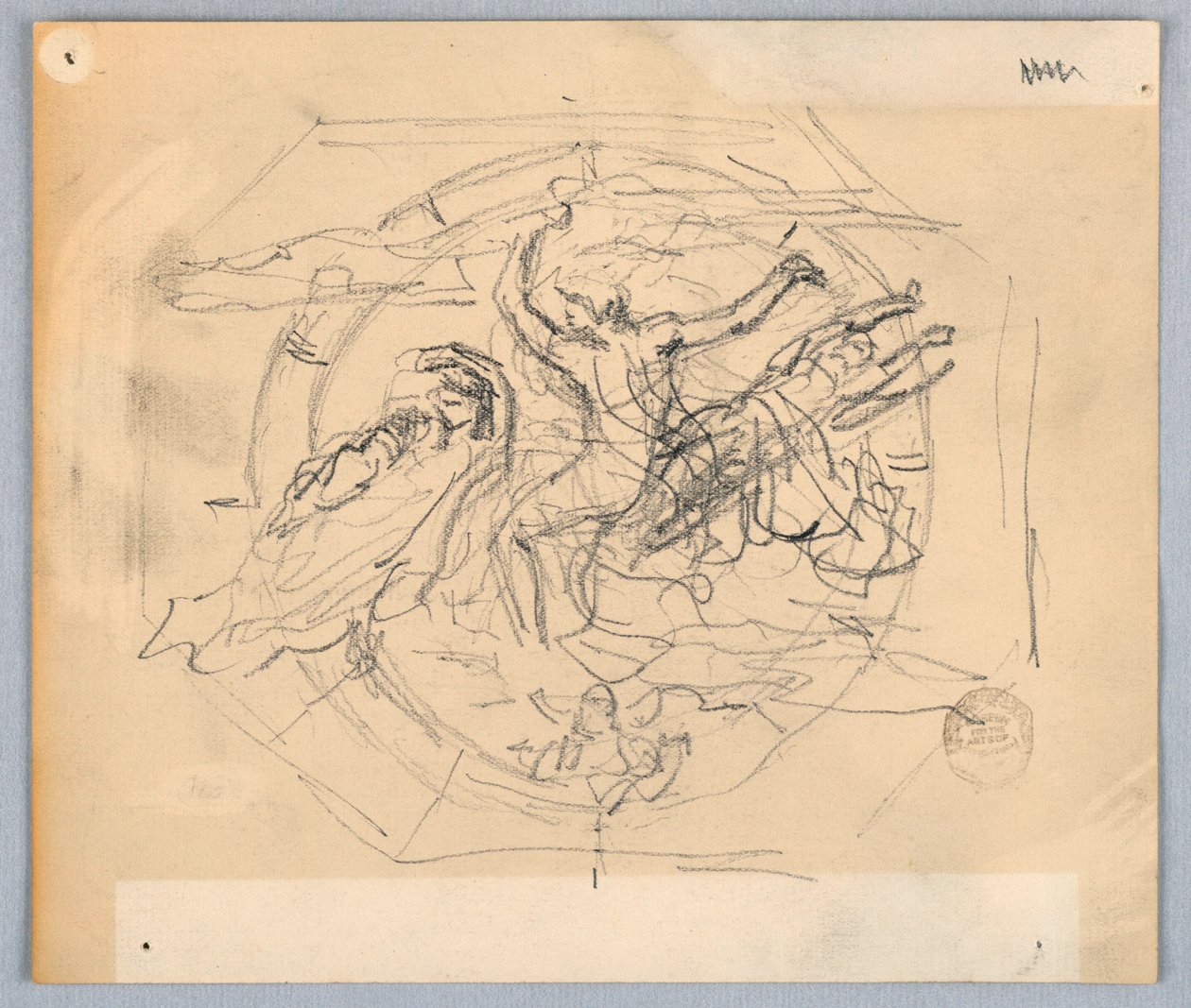 Studie voor "Zodiac" door Francis Augustus Lathrop