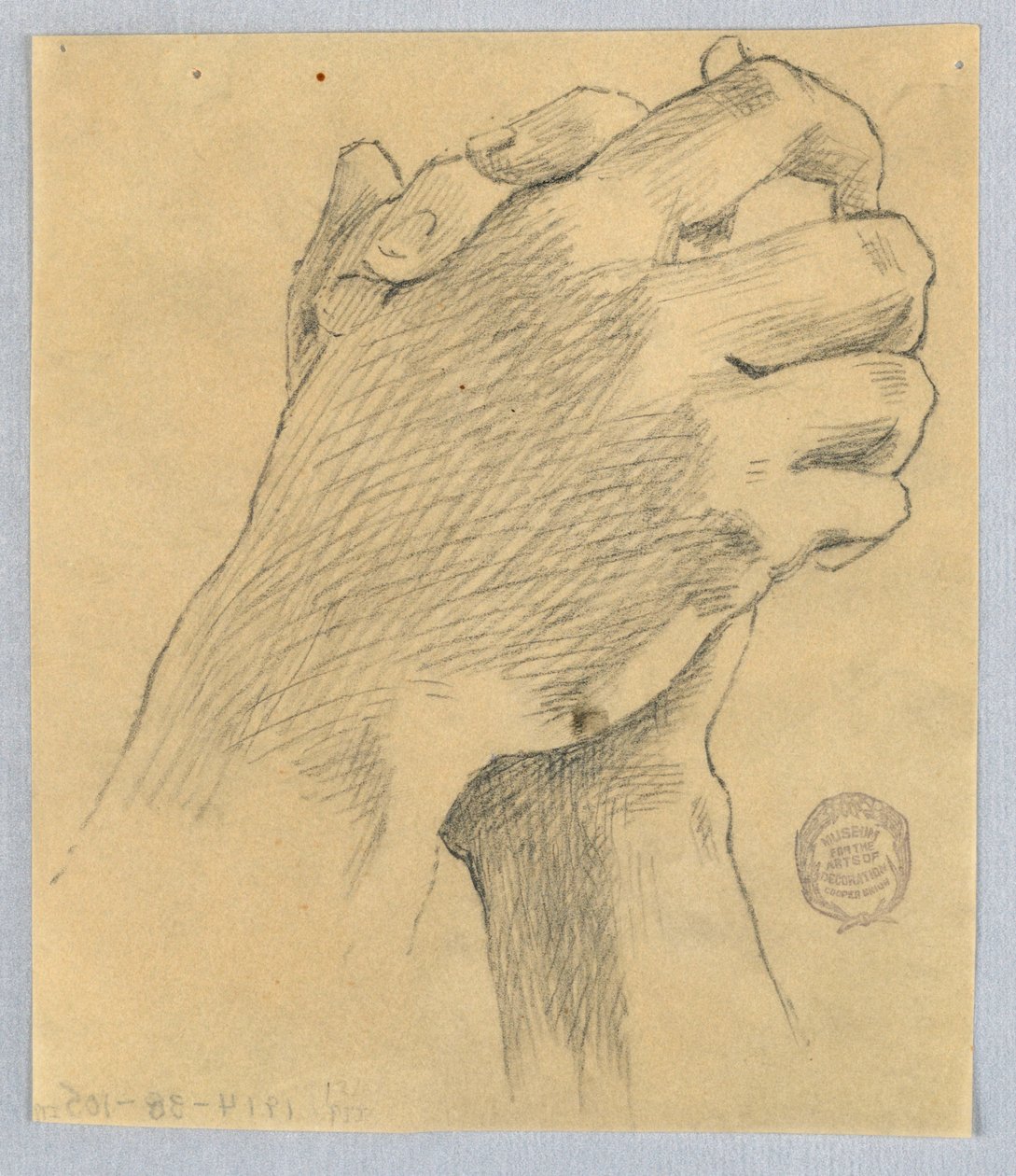 Studie van Gevouwen Handen door Francis Augustus Lathrop