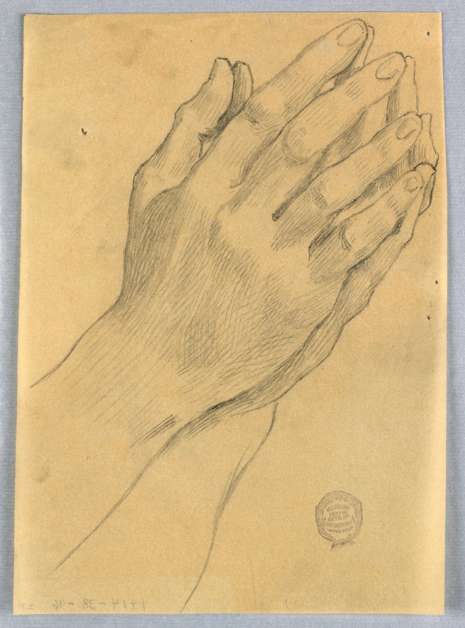 Studie van handen door Francis Augustus Lathrop