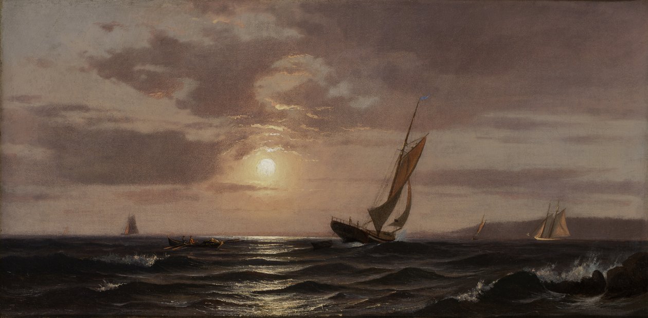 Middagzon, ca. 1880 door Francis Augustus Silva