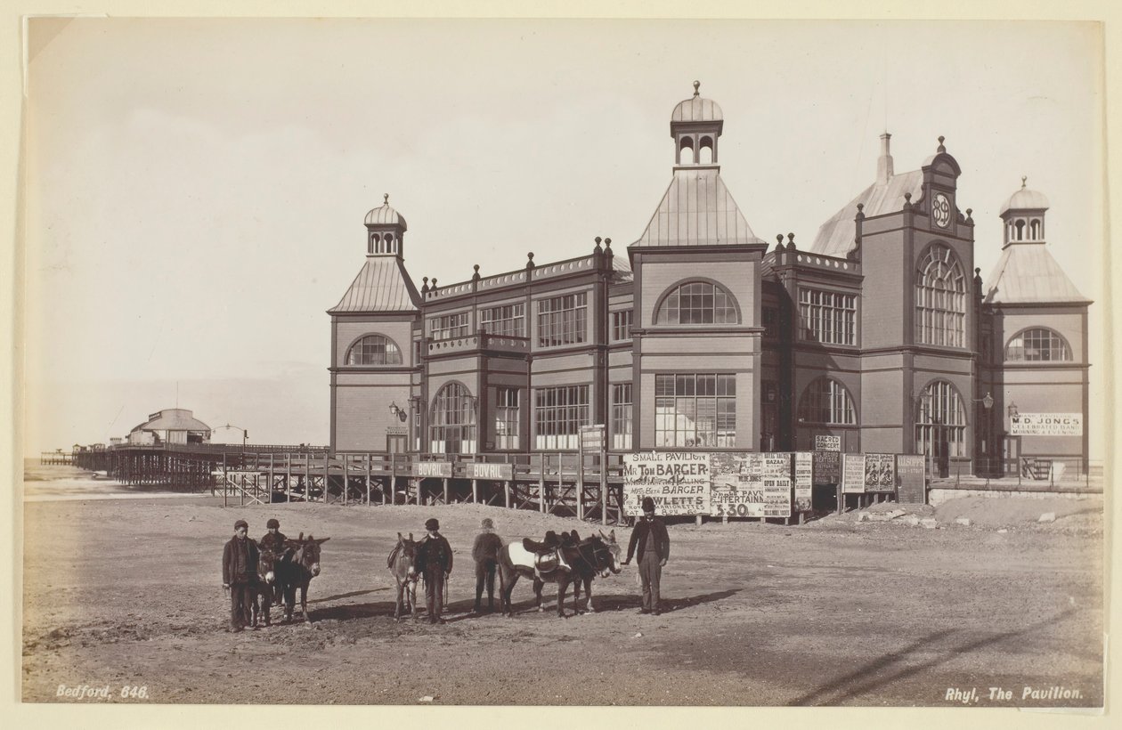 Rhyl, Het Paviljoen, 1860-94 door Francis Bedford