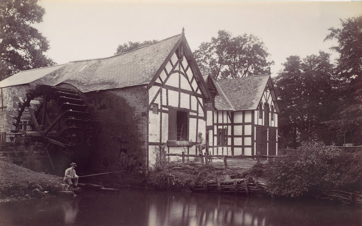 Wrexham, Rossett Mill, 1870s door Francis Bedford