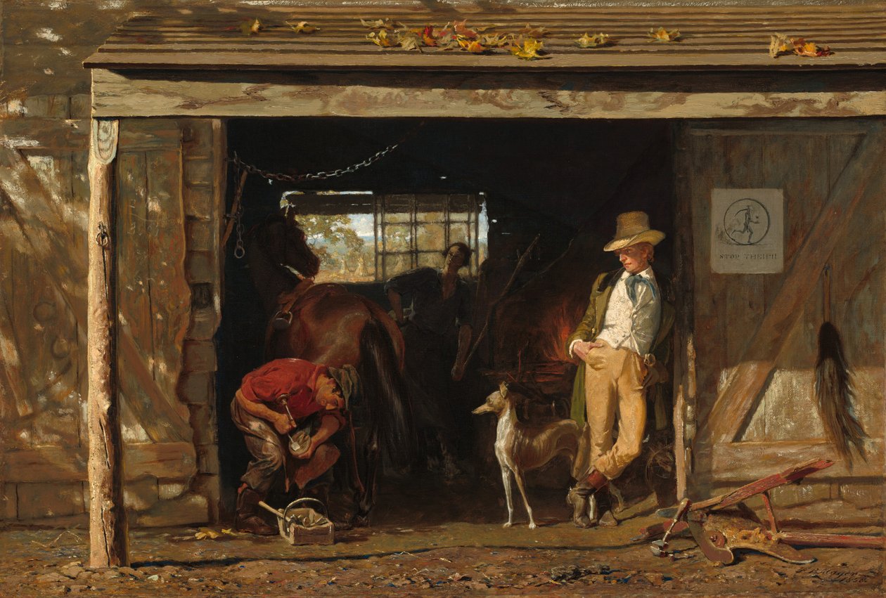 Vrije tijd en arbeid, 1858 door Francis Blackwell Mayer