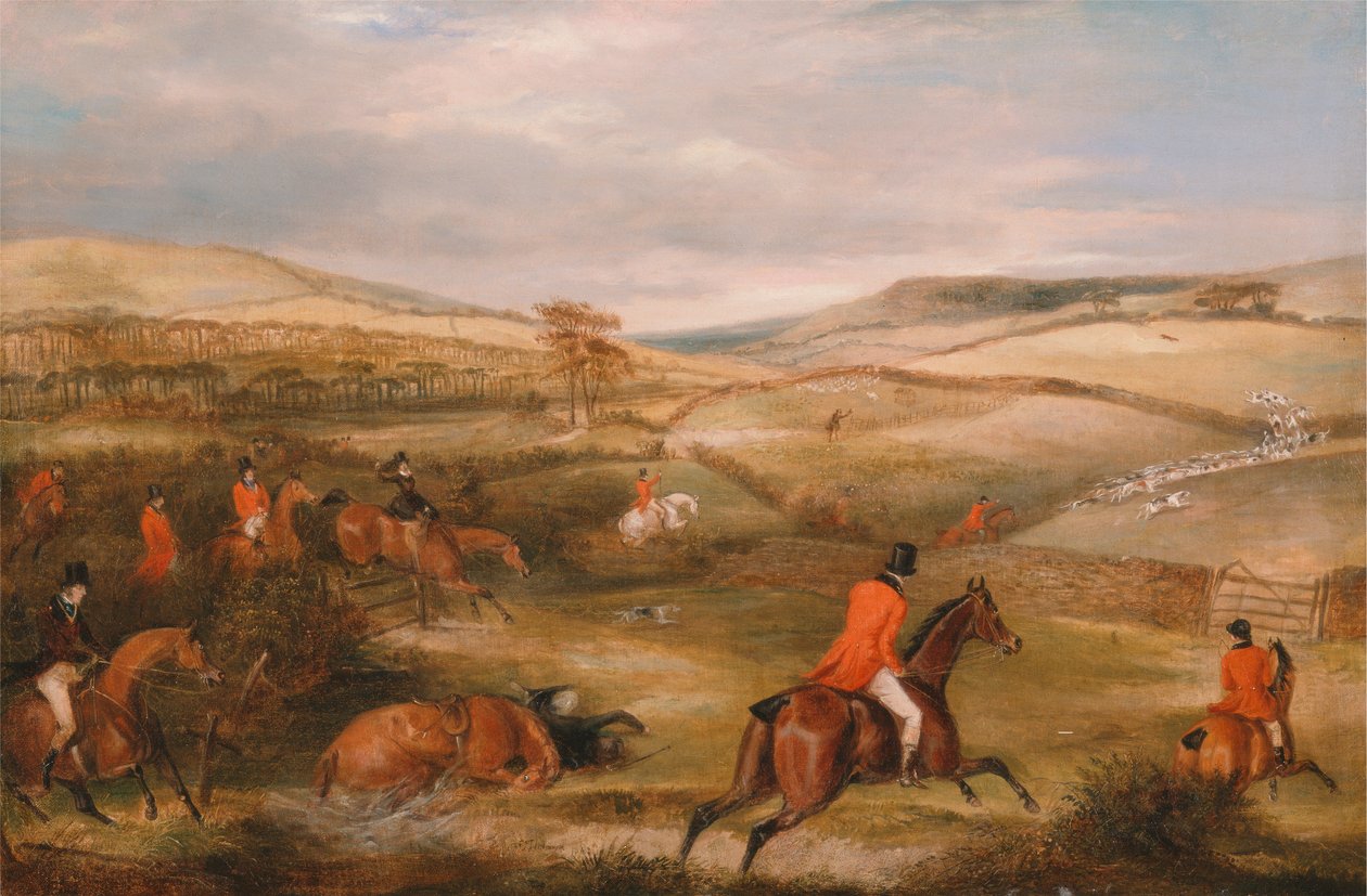 De Berkeley Hunt, 1842: De achtervolging door Francis Calcraft Turner