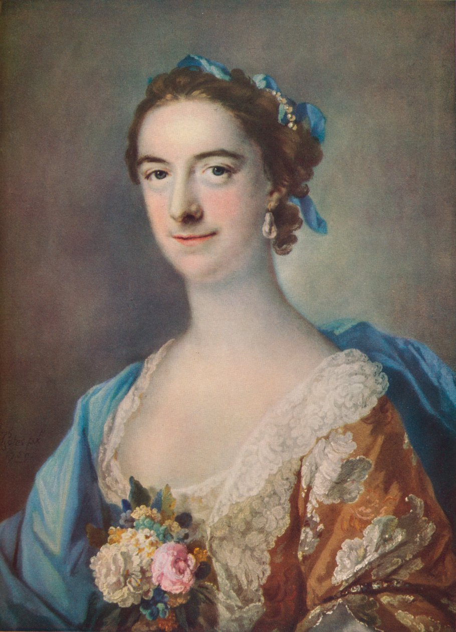 Mevrouw Thomas Cripps, 1759 door Francis Cotes