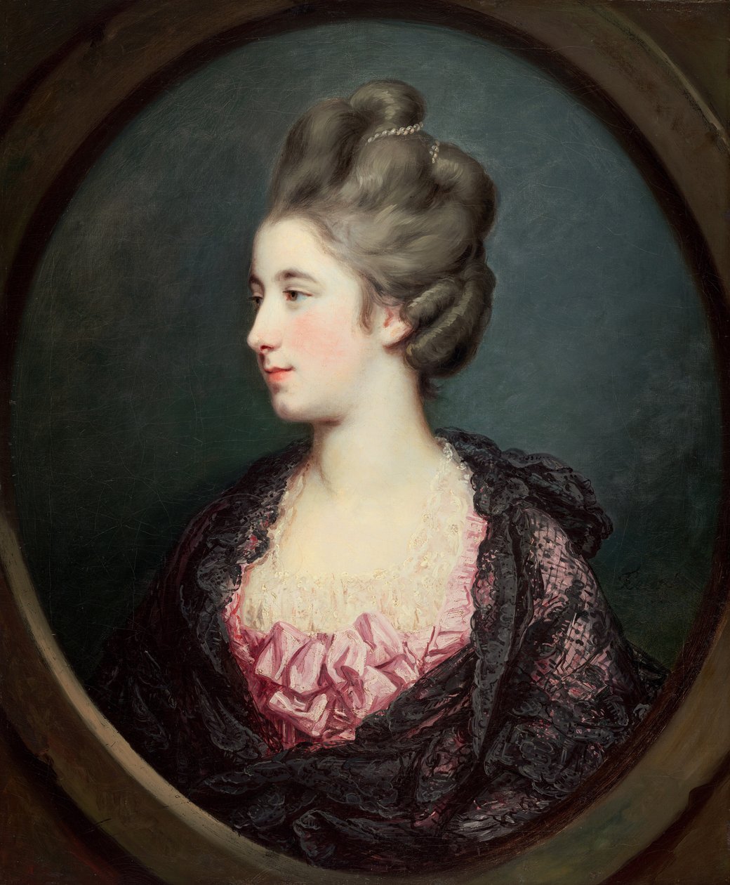 Mevrouw Thomas Horne, ca. 1768-1770 door Francis Cotes