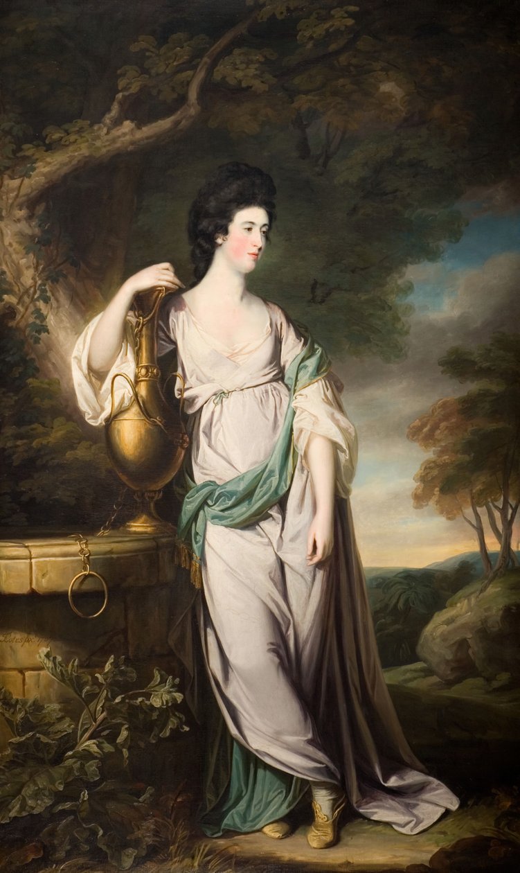 Portret van Miss Catherine Eld, 1767 door Francis Cotes