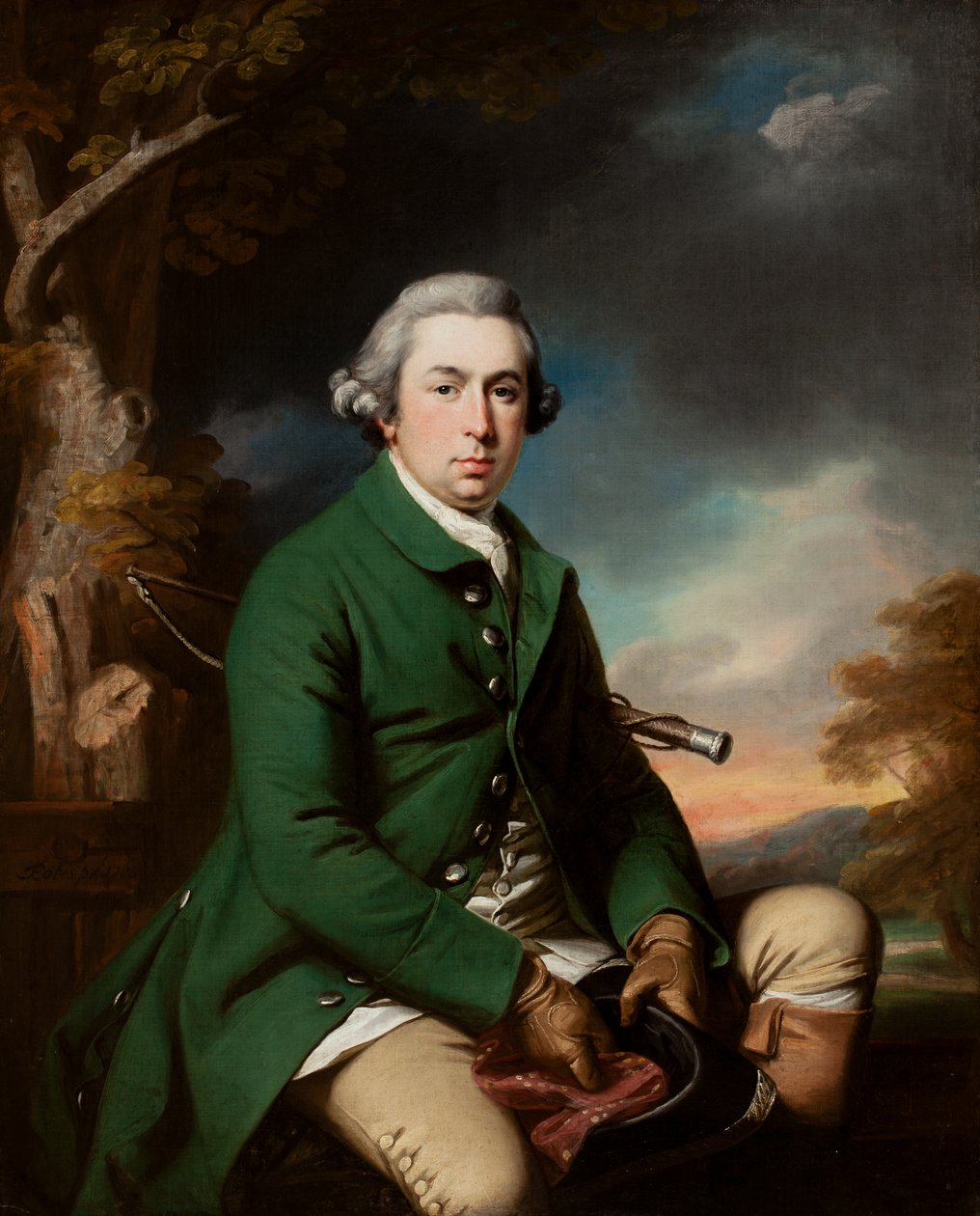 William, 6e baron Craven door Francis Cotes