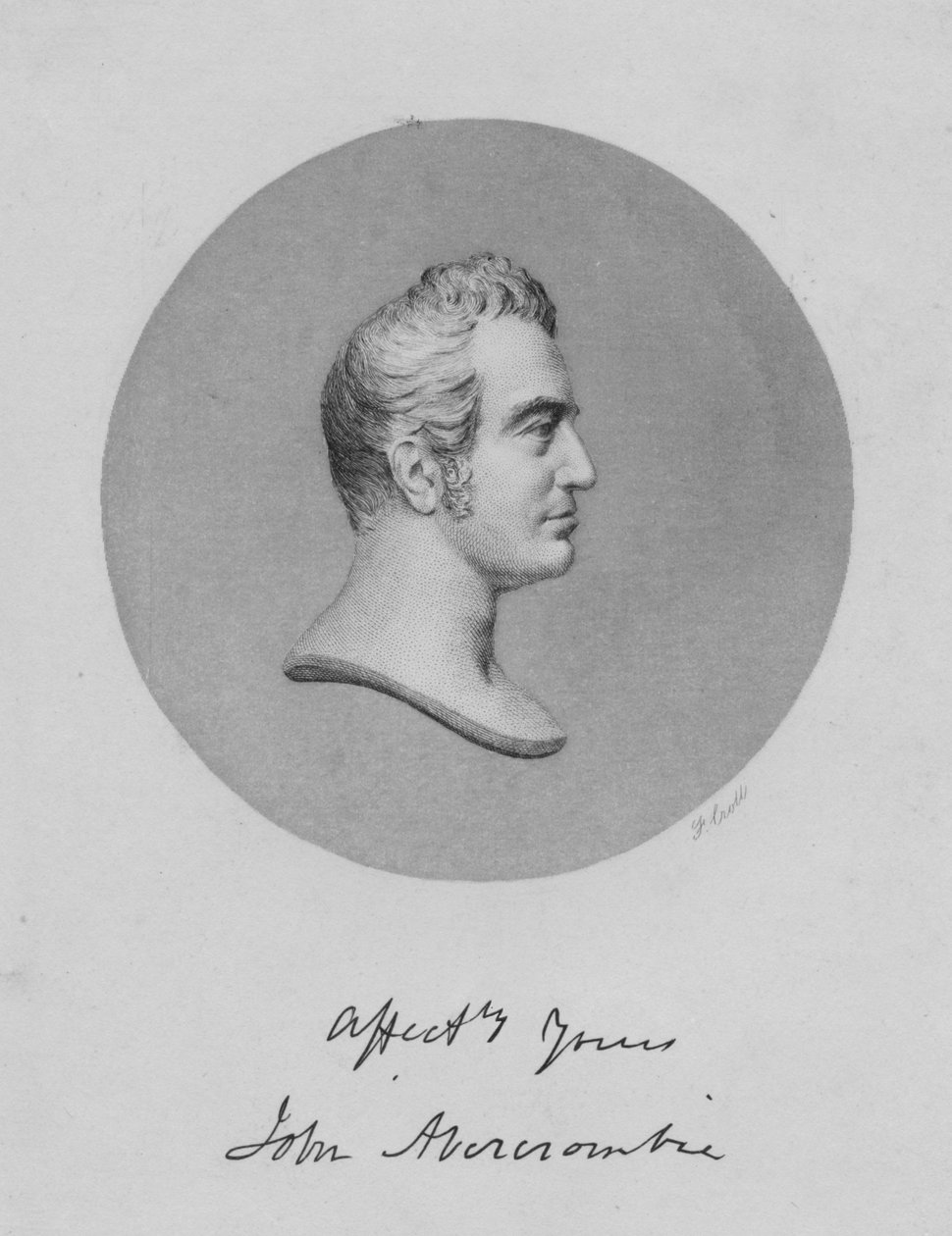 John Abercrombie, c1850 door Francis Croll