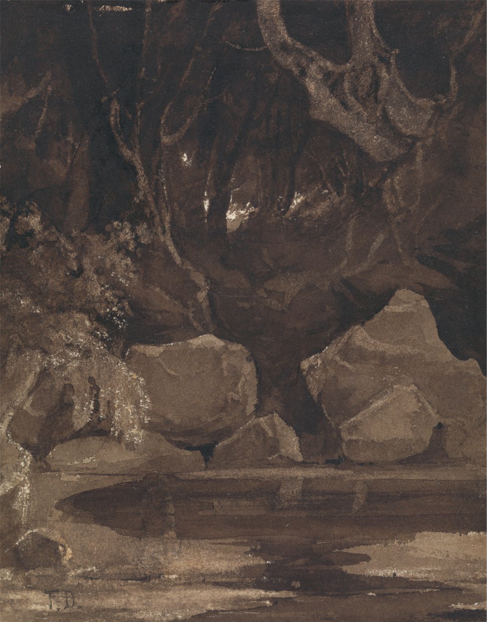 Het Spookbos door Francis Danby