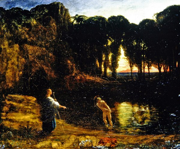 Tobias en de vis door Francis Danby