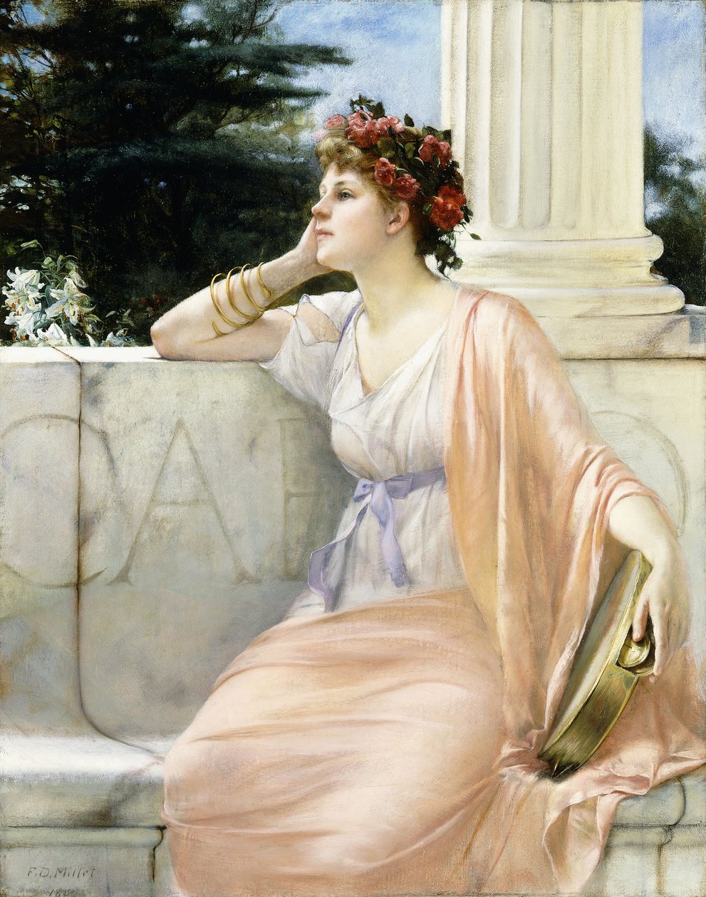 Na het Festival, 1888 door Francis Davis Millet