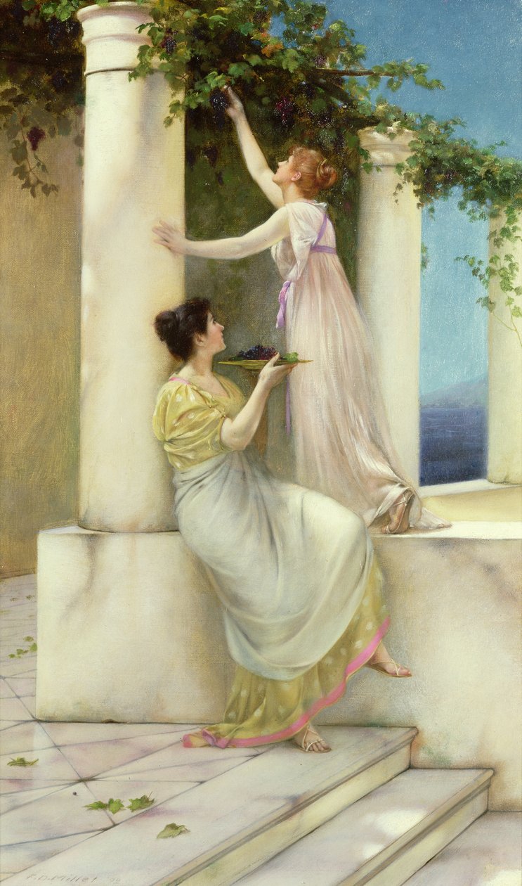 Een Herfstidylle, 1892 door Francis Davis Millet