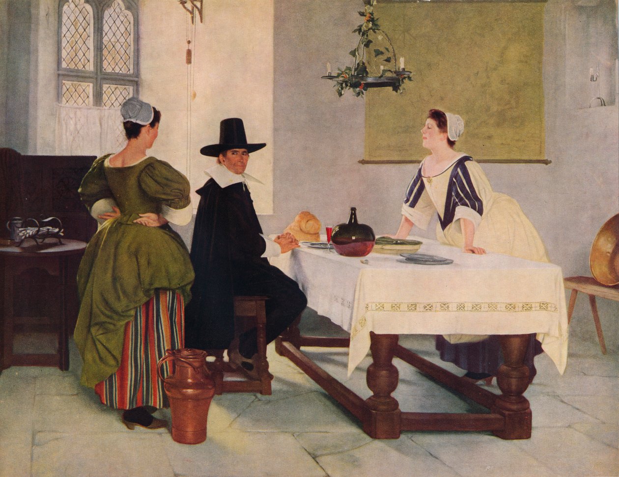 Tussen twee vuren, ca. 1892, 1938 door Francis Davis Millet