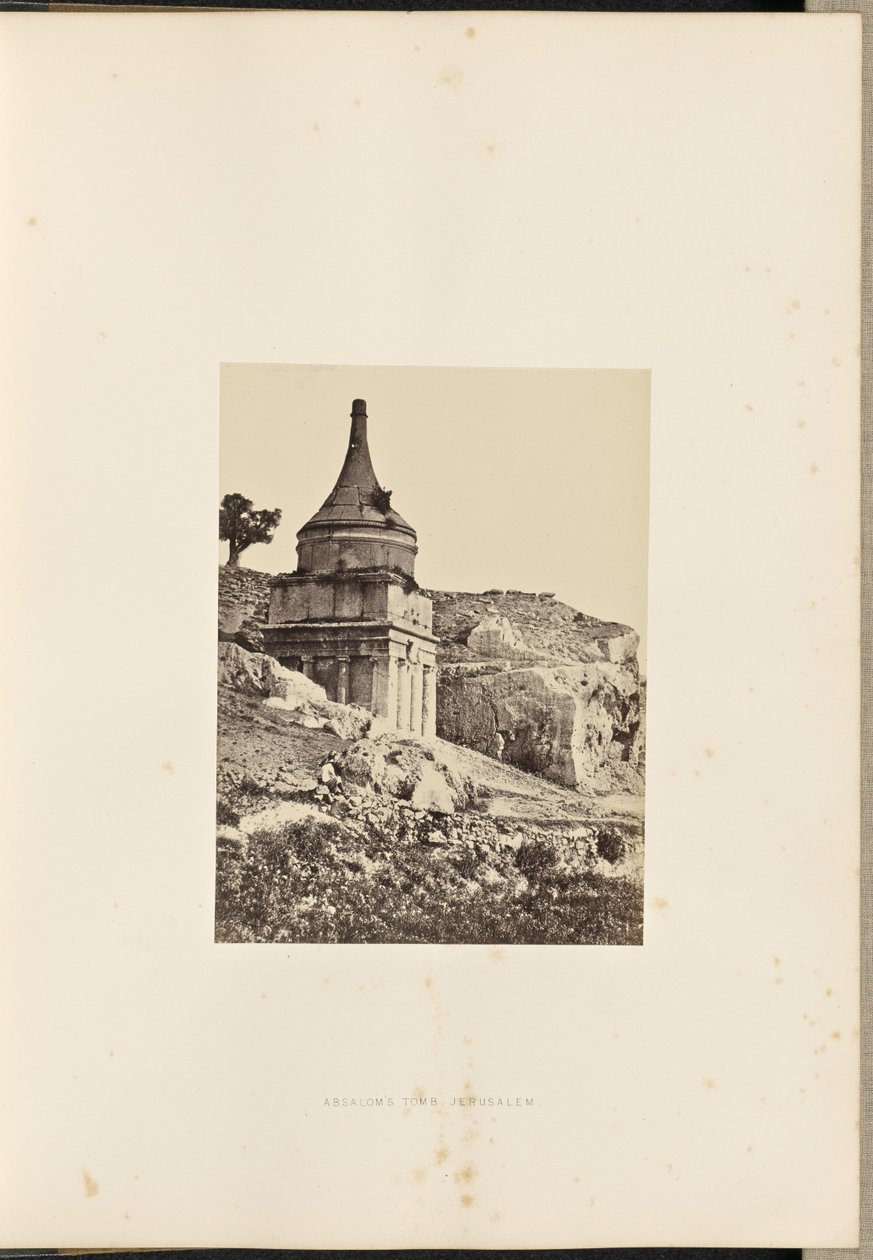 Graf van Absalom, Jeruzalem door Francis Frith