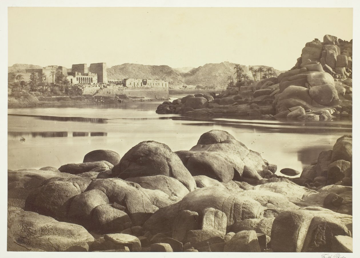 De Toegang tot Philae door Francis Frith