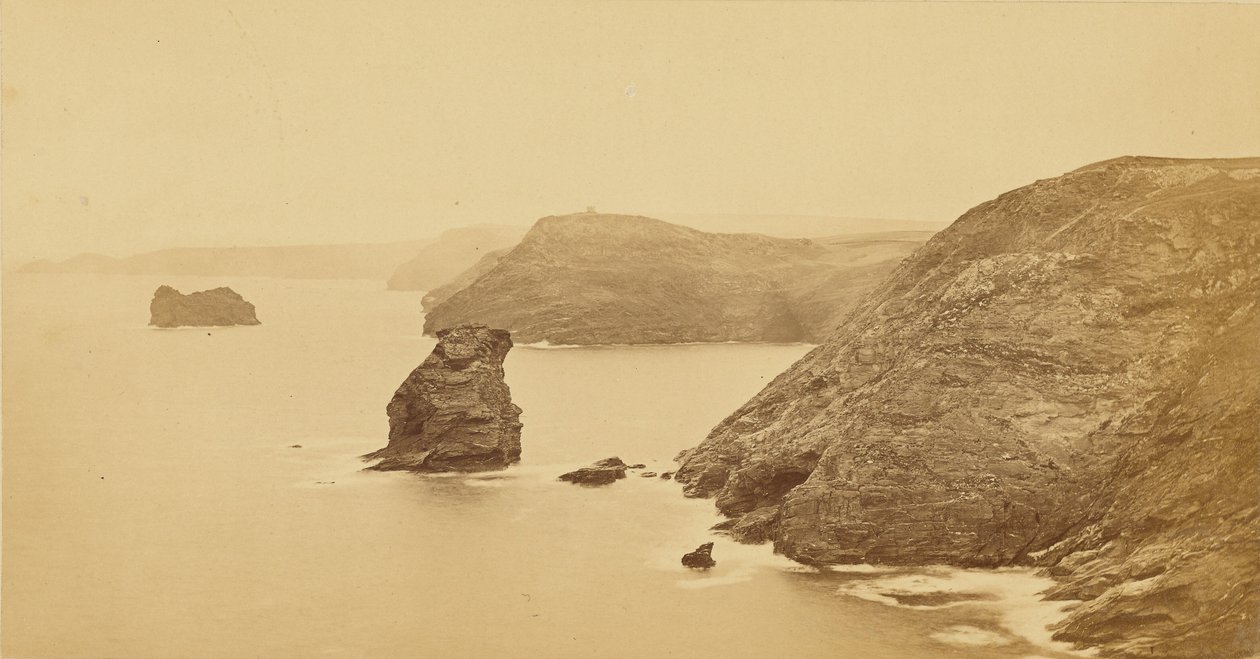 Aan de kust Trevalga door Francis Frith