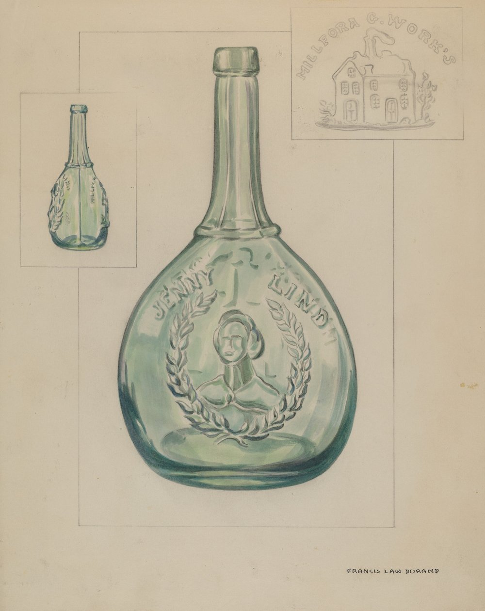 Fles door Francis Law Durand