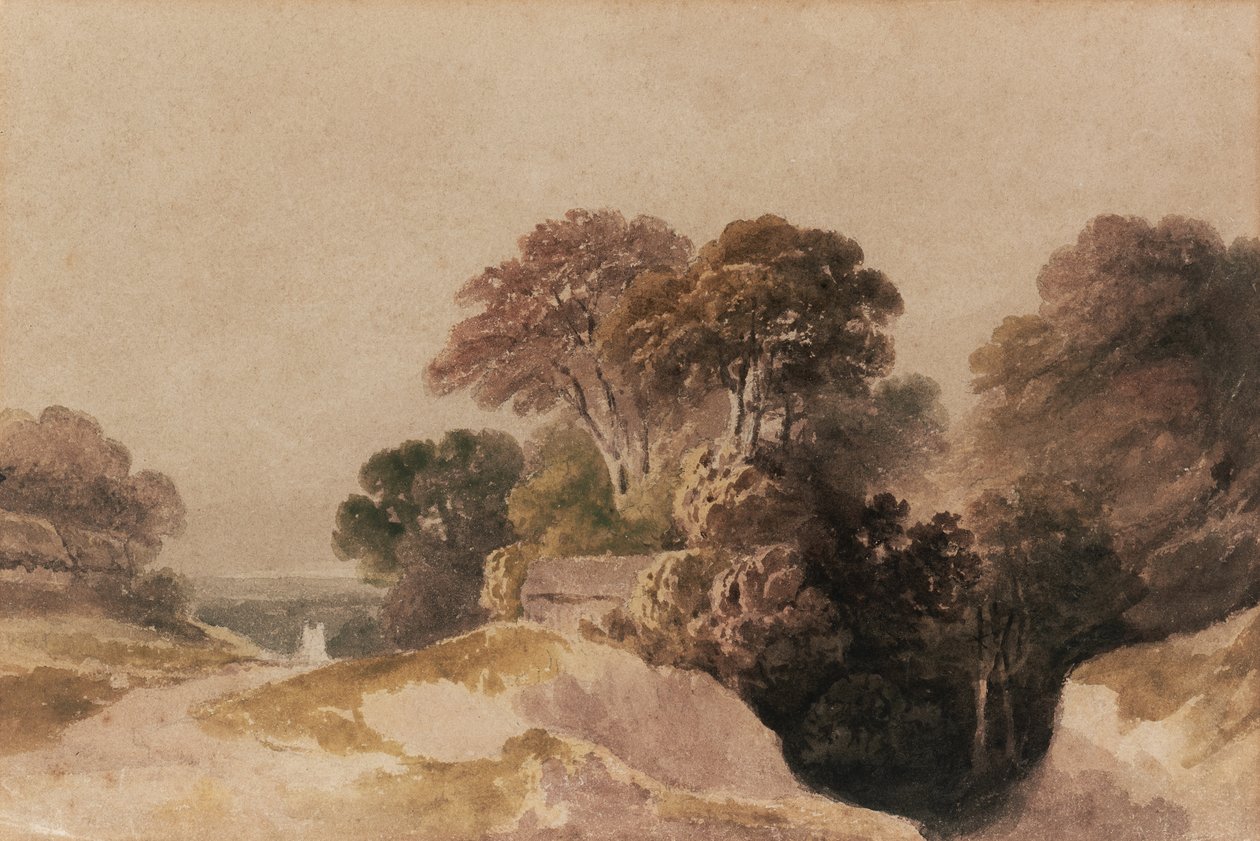 Pastorale scène door Francis Nicholson