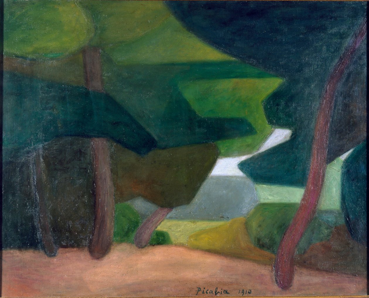 Landschap Cassis door Francis Picabia
