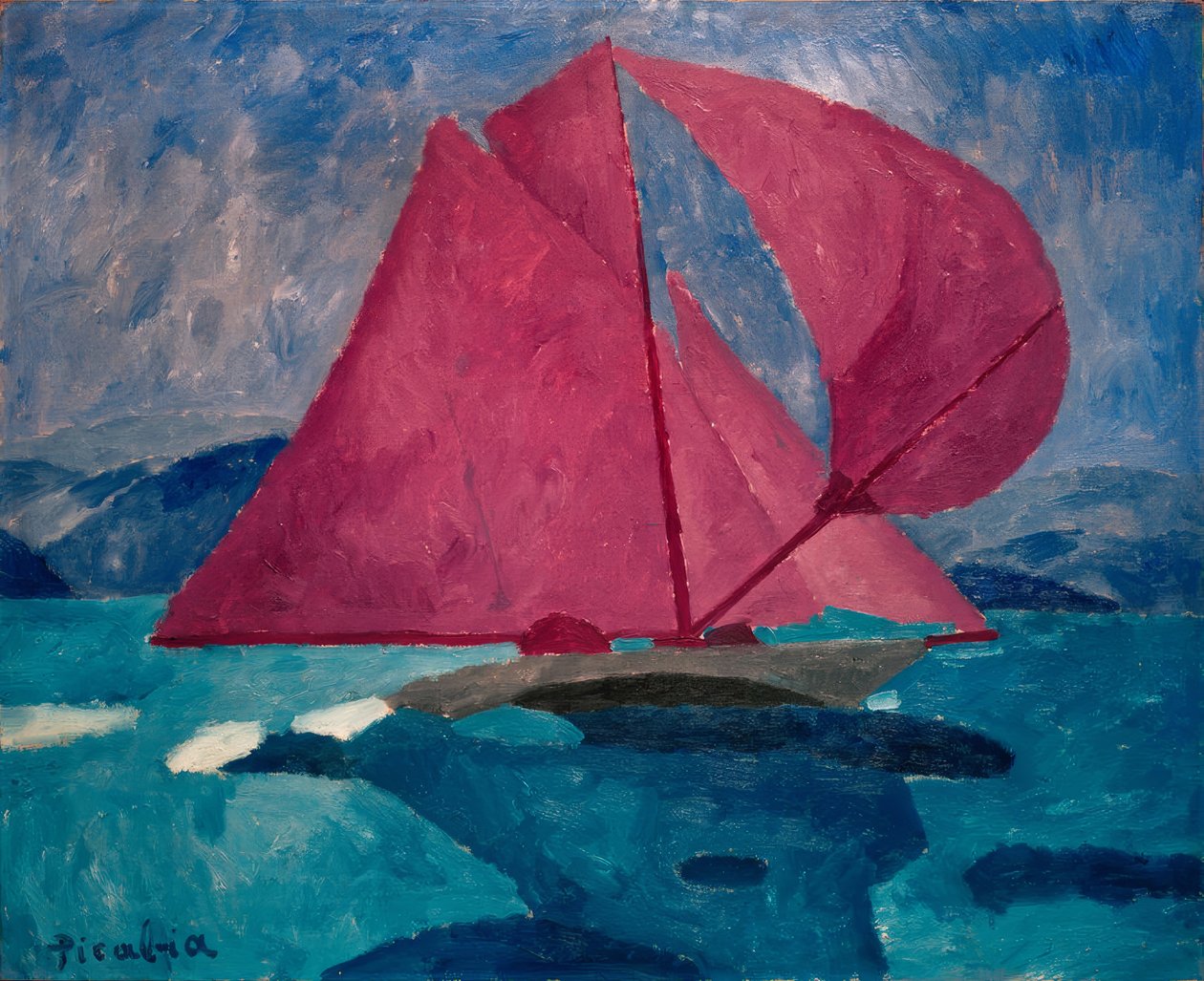 Zeilen door Francis Picabia