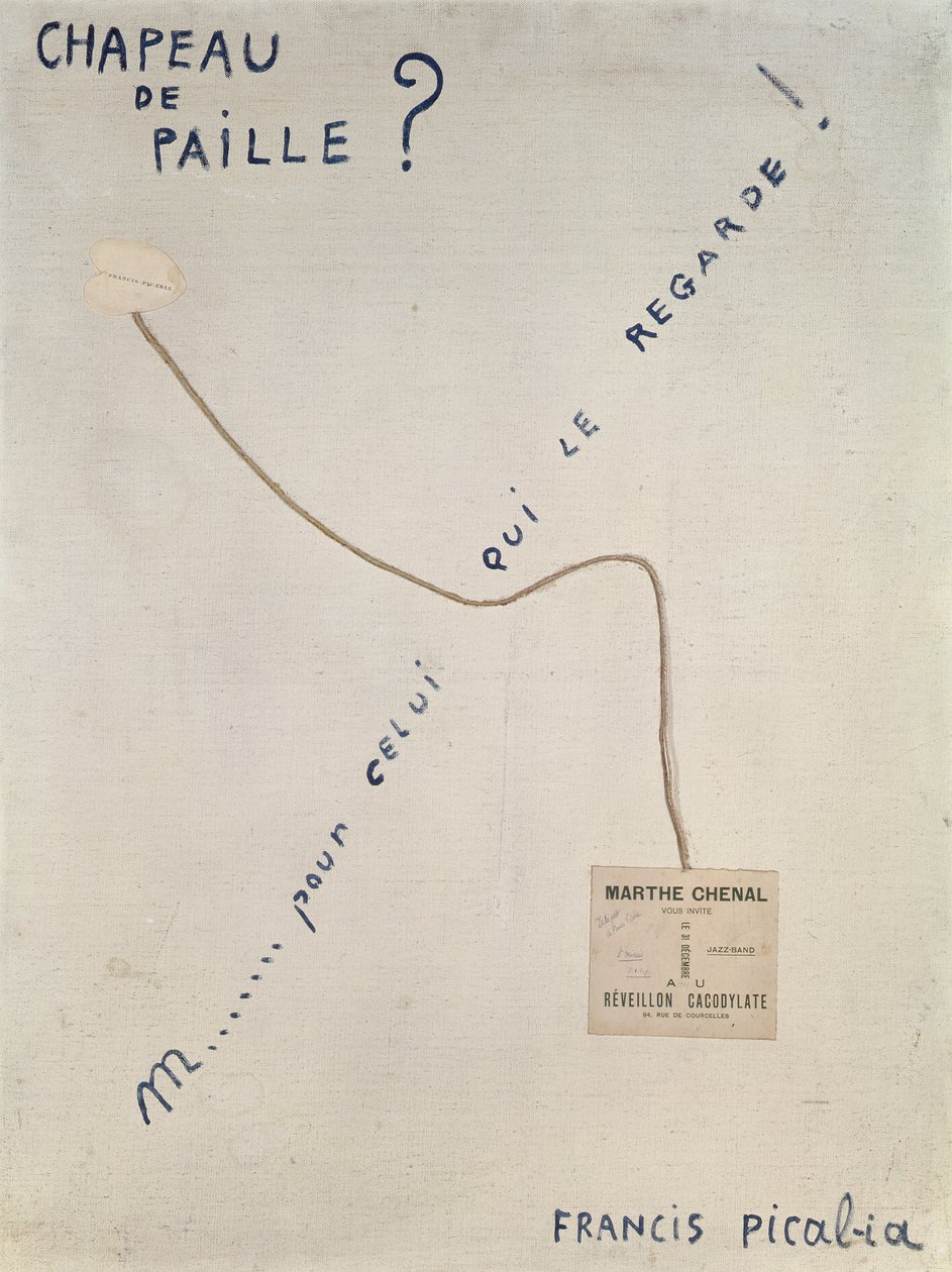 Strohoed door Francis Picabia