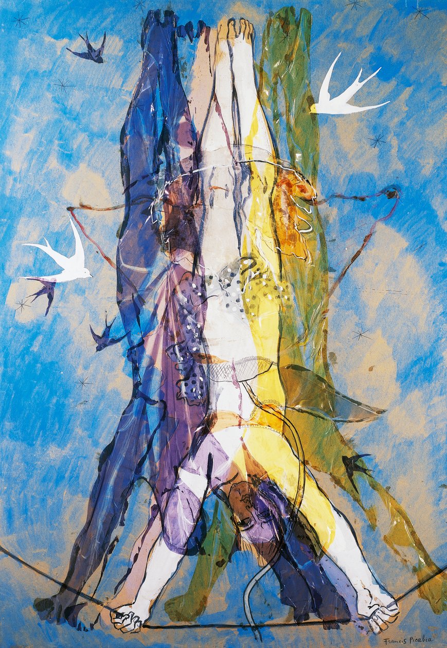 De acrobaat door Francis Picabia