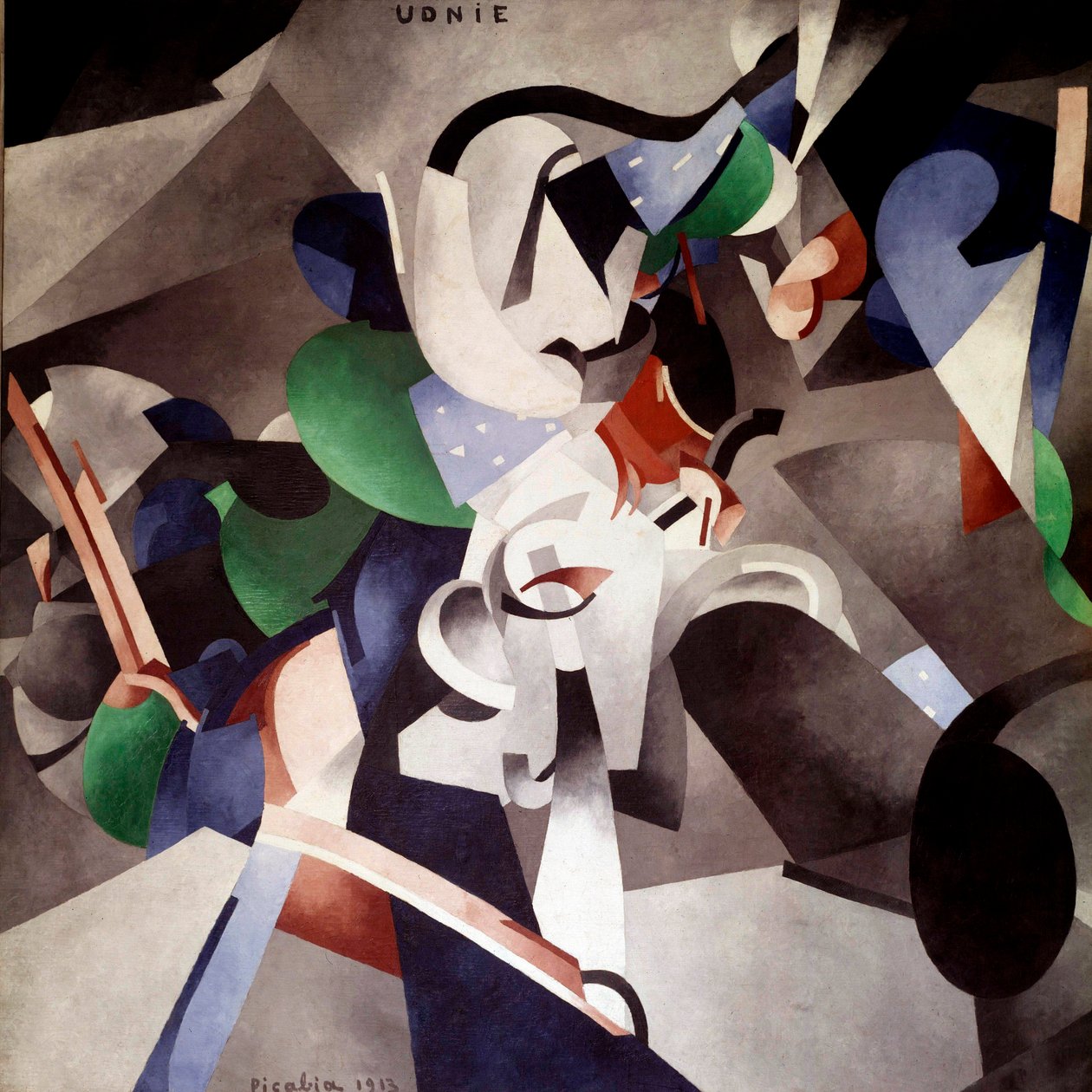 Udnie (Of Dans) door Francis Picabia